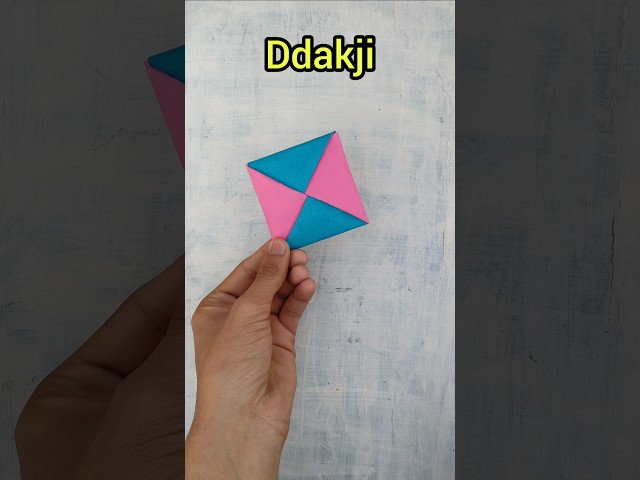 How To Make Squid Game Ddakji|| How To Make Ddakji With A4 Paper#ddakji#squidgame#squidgame2#shorts