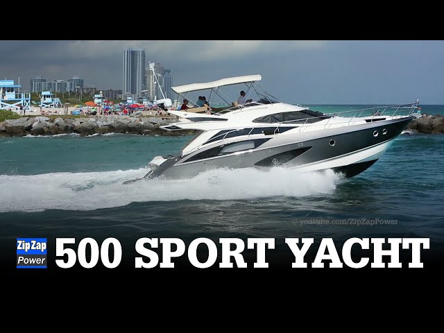 Marquis 500 Sport Yacht In Motion