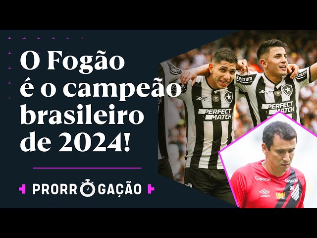 BOTAFOGO VENCE E É CAMPEÃO DO BRASILEIRÃO BETANO; FLUMINENSE E GALO SE SALVAM E ATHLETICO CAI