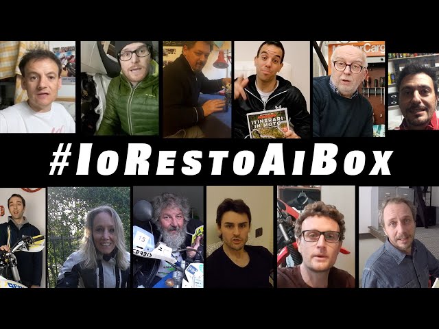 IO RESTO AI BOX. Partecipa all'iniziativa di Motociclismo