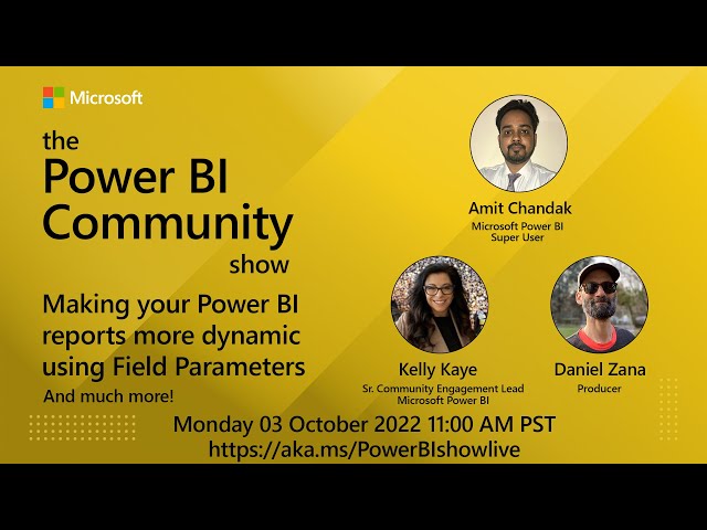 Power BI Community Show Ep 10 - Amit Chandak