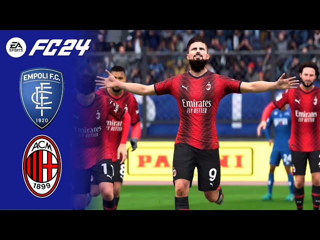 PS5 FC 24 EMPOLI vs MILAN | Serie A