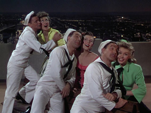 Frank Sinatra, Gene Kelly, Jules Munshin, Betty Garrett, Ann Miller & Vera-Ellen - Shore Leave Blues