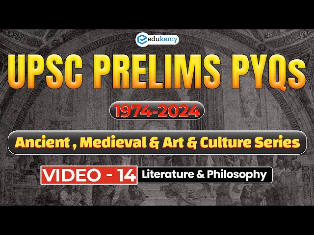 Literature & Philosophy Questions #14 | UPSC History Previous Year Question | UPSC Prelims 2025