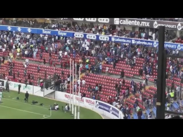 SOCCER BRAWL: More than 20 people were hurt during soccer game in Mexico