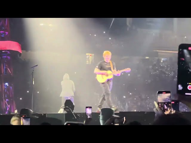 Eminem joins Ed Sheeran for “Lose Yourself “ - Detroit - July 2023