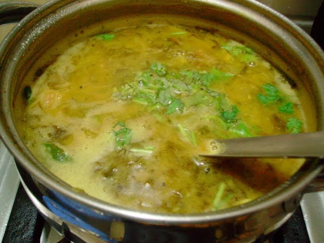 Mummy's Cooking - Gongura Paruppu in Tamil / Dal with Sorrel Leaves