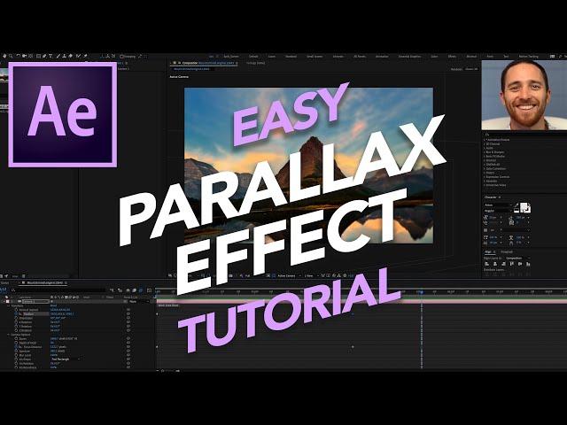 Easy Parallax Effect Tutorial in Adobe After Effects