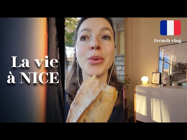 French vlog: a day in the life of a French girl in Nice (A famous book, my routine & the port)🇫🇷subs