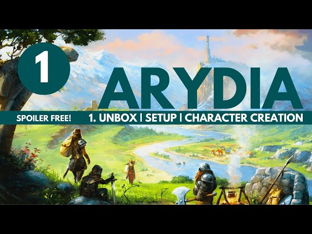 Arydia Board Game | Part 1: Unboxing, Set Up & Character Creation