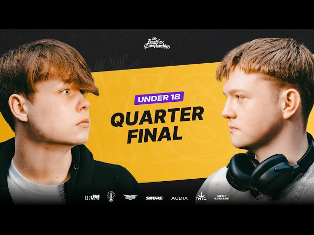 Alxie vs Izen | UK Beatbox Championships 2024 | Under 18s Quarter Final