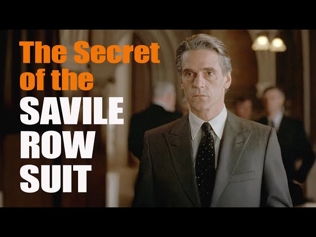 Why the SAVILE ROW Suit is a MENSWEAR ICON – Jeremy Irons style breakdown in Damage.