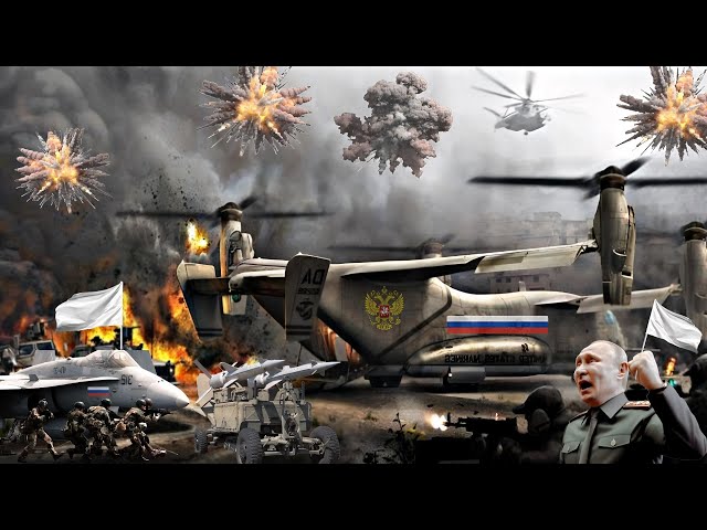 NOW! Russian Troops Raise White Flag, Russian Military Airport Completely Destroyed! | Arma 3