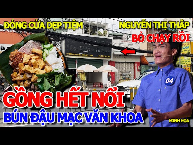 RỒI XONG - BÚN ĐẬU MẠC VĂN KHOA ĐÓNG CỬA DẸP TIỆM THÁO BẢNG HIỆU CON ĐƯỜNG SUNG ĐÔNG NHẤT QUẬN 7