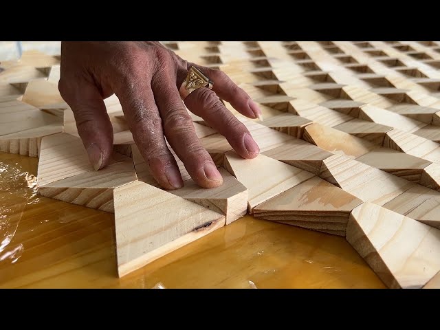 A Great Way To Recycle Wood // The Most Unique Wood Recycling Project