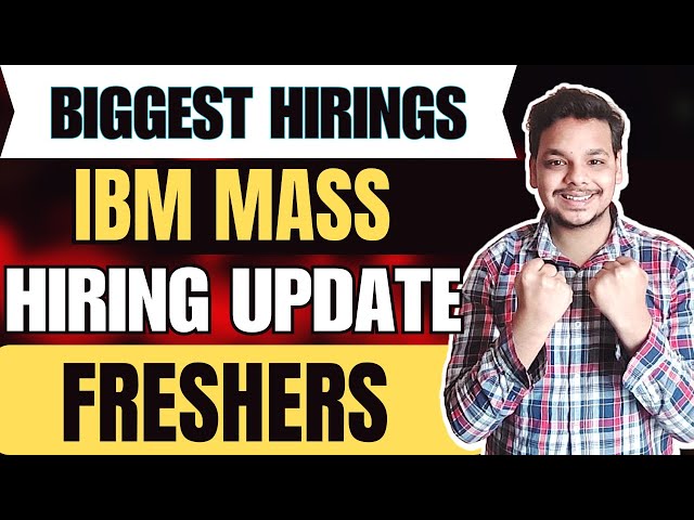 IBM Mass Hiring Update | Latest Hirings | OFF Campus Drive For 2025, 2024 Batch Hiring | Freshers