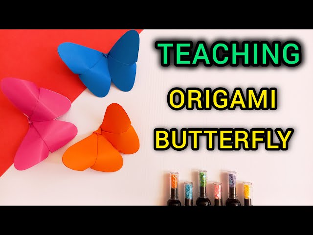 How to make an easy origami butterfly is | very simple