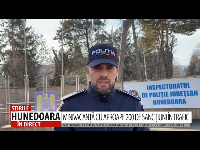 MINIVACANȚĂ CU APROAPE 200 DE SANCȚIUNI ÎN TRAFIC