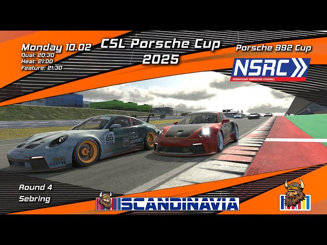 CSL Porsche Cup Round 4 at Sebring