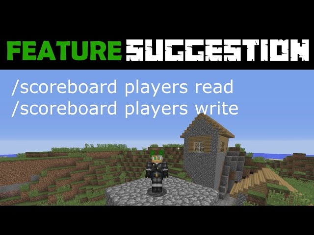 Minecraft Suggestion: New Scoreboard Commands for NBT Data