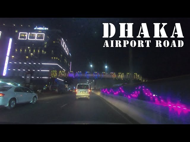 Dhaka Airport Road | Night Road View | Raid Vlogs