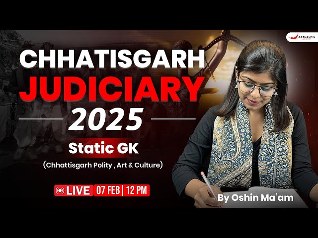 Chhattisgarh Judiciary GK Series 2025 – Class 1 (Polity, Art, and Culture)