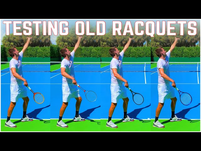 Testing Old Tennis Racquets | Borg Donnay Allwood, Wilson T 3000, Dunlop Max 200g, Prince Graphite