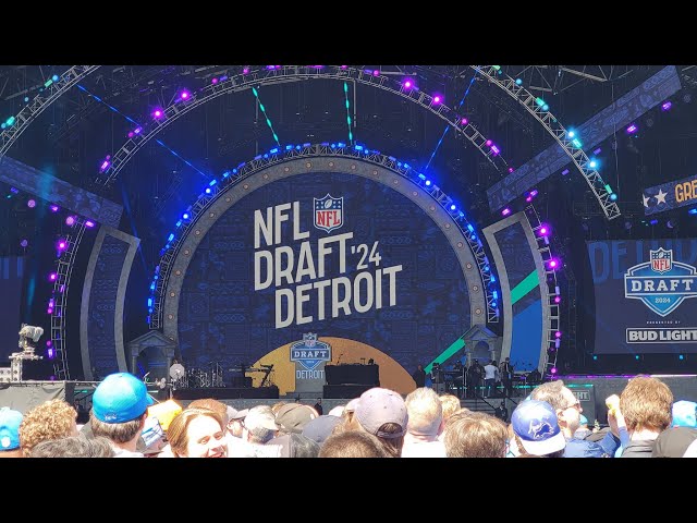 Attending the 2024 NFL Draft in Detroit - Day 1