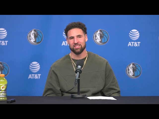 Klay Thompson Recaps Dallas Mavs Win vs. Wizards, Discusses Kobe Bryant Impact on Him