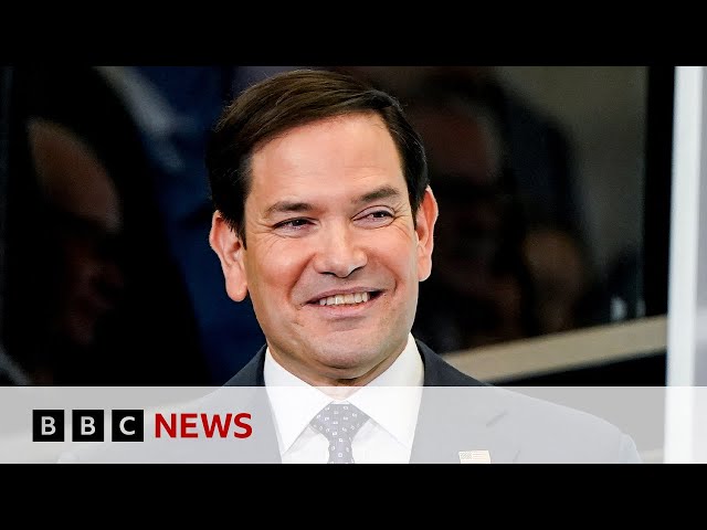 Marco Rubio sworn in as US Secretary of State | BBC News