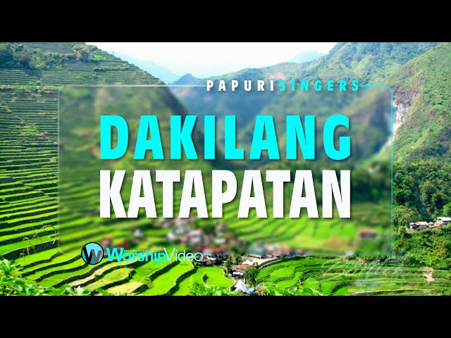 Dakilang Katapatan - Papuri Singers (With Lyrics)