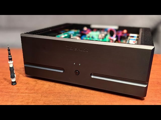 First look at monstrous Burmester 909 Transaudio T9.3 clone stereo amplifier!