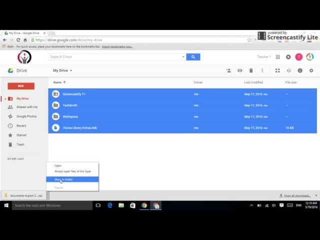 Copy from Google Drive to PC