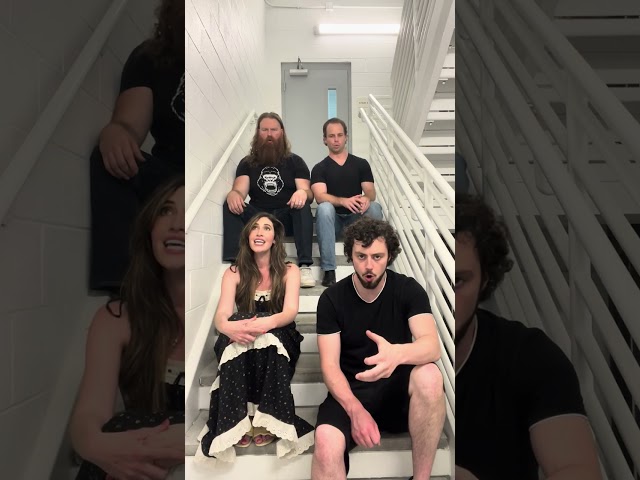 Hide and Seek Bass Singers and Siren Stairwell Cover @LaurenPaley @BigBrev  @PeterBarber #bass