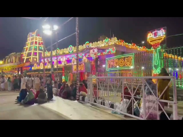 Tirumala temple decoration during Vaikunta Dwara Dharshanam