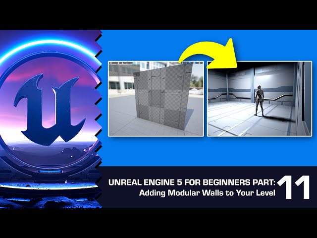 Adding Modular Walls to Your Level in UE5: Unreal Engine 5 for Beginners #11