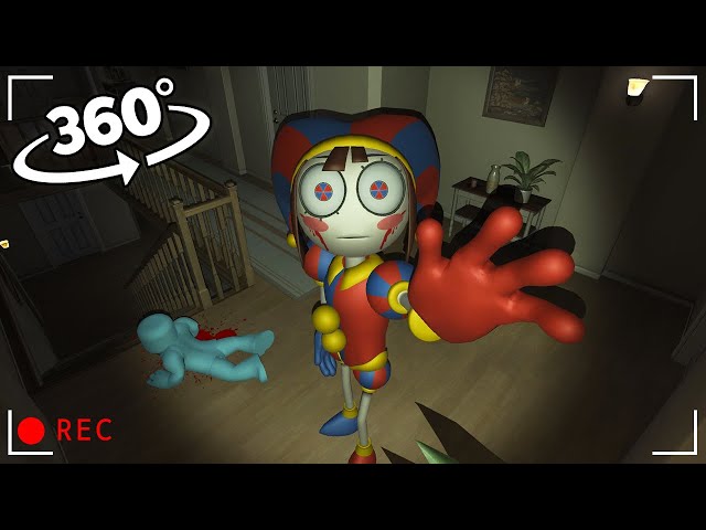 360° VR HIDDEN CAMERA! Pomni in house!