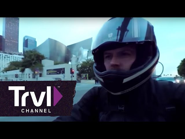 JOSH GATES 360: Downtown Los Angeles On Motorcycle | Travel Channel