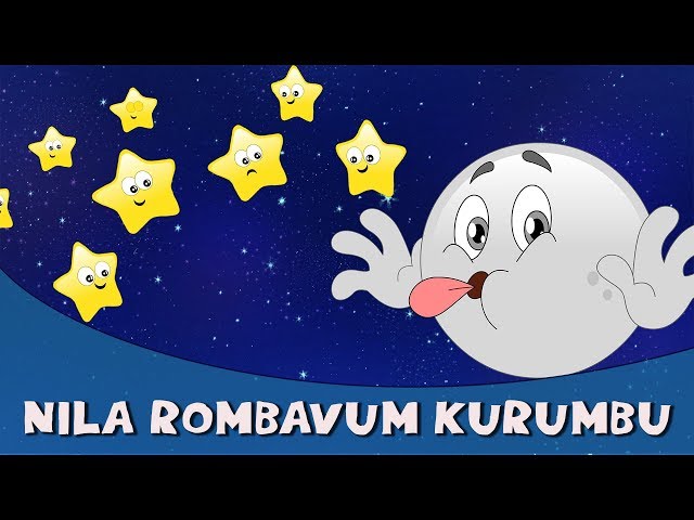 நிலாரொம்பவும்குறும்பு - Tamil Rhymes | குழந்தைகள் பாடல்கள் | Tamil Kids Songs | Tamil Rhymes Nursery