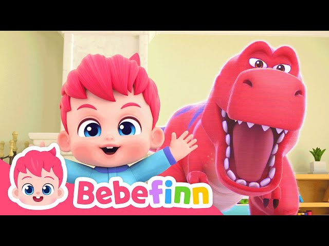 T-rex 🦖 Roar! | EP46 | Bebefinn Dinosaur Songs for Kids | Nursery Rhymes & Kids Songs