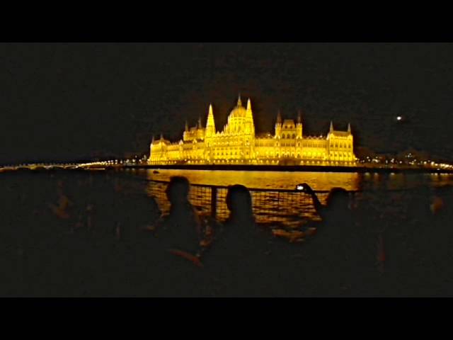 Budapest Danube River at Night