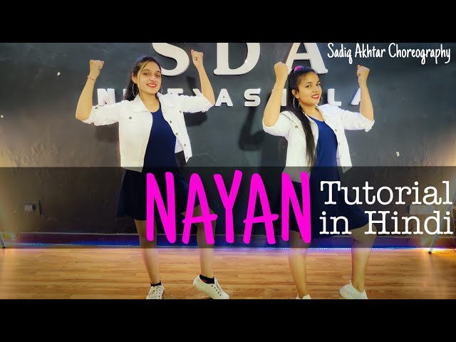 Nayan Song - Dance Tutorial | Simple Wedding dance | Sadiq Akhtar Choreography | Dhvani Bhanushali