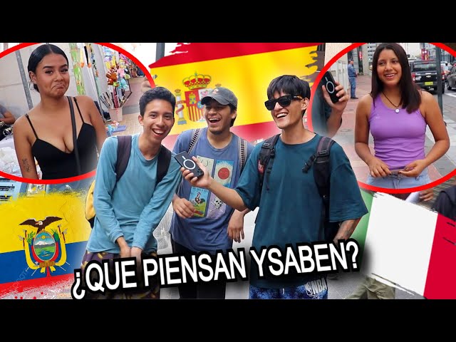 ¿Qué PIENSAN en ECUADOR de EUROPA? 🤔 - Prank Byron