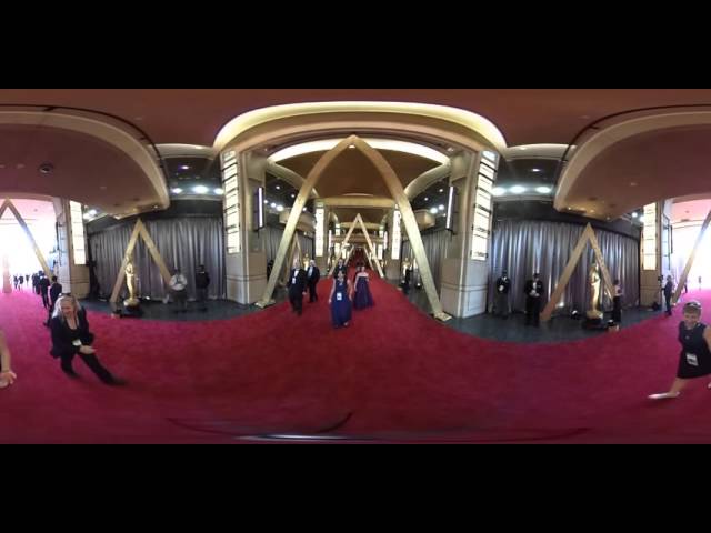 360 VIDEO: 2016 Oscars red carpet outside Dolby Theater