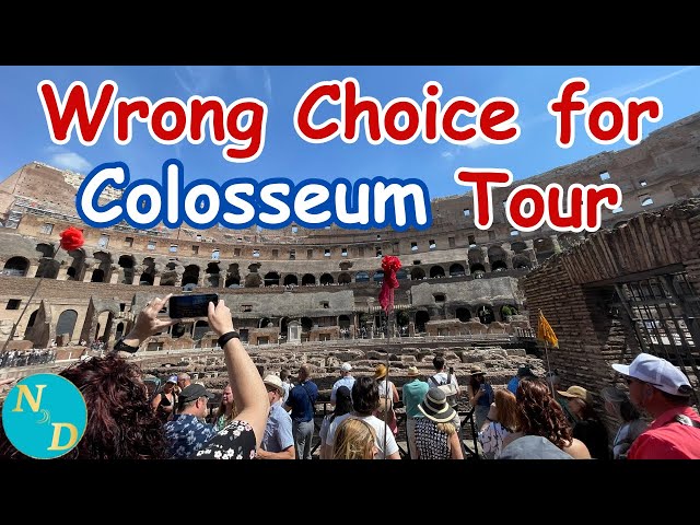 Senior Couple's Epic Fail: The Wrong Colosseum Guided Tour in Rome