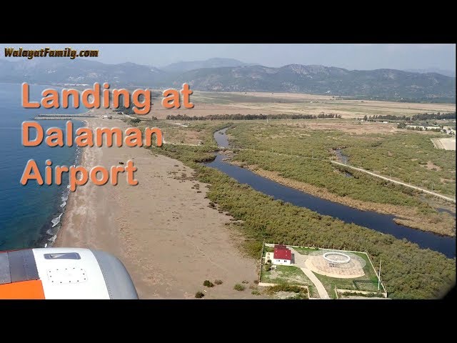 Landing at Dalaman Airport Turkey, Flying EasyJet Airbus A320 HD