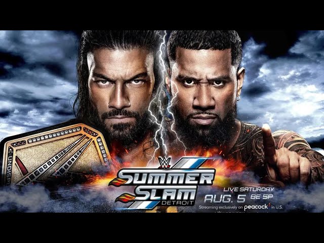 WWE SUMMERSLAM 2023 || JEY USE VS ROMAN REIGNS