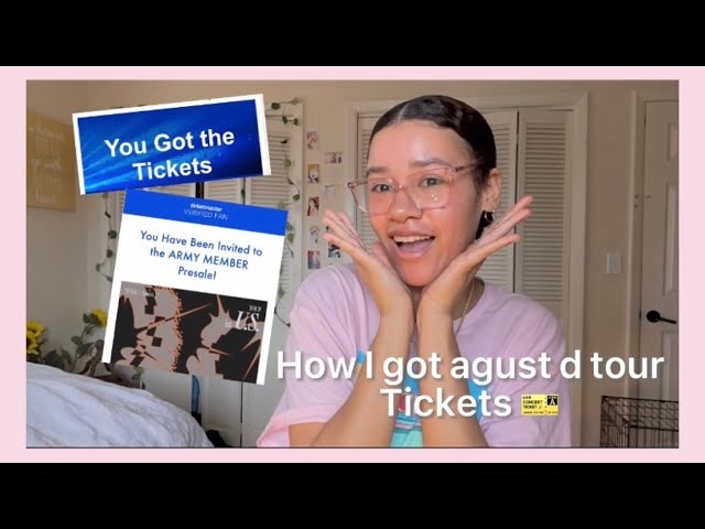 Tips on securing Kpop Tickets(Agust D Tour Edition)