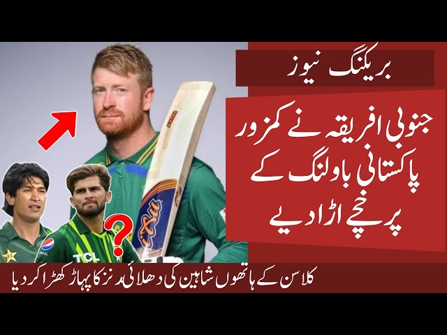 OH NO SA Destroyed Pak Bowling in Tri Series | Klassen Shocked Shaheen | Pak Bowling Exposed