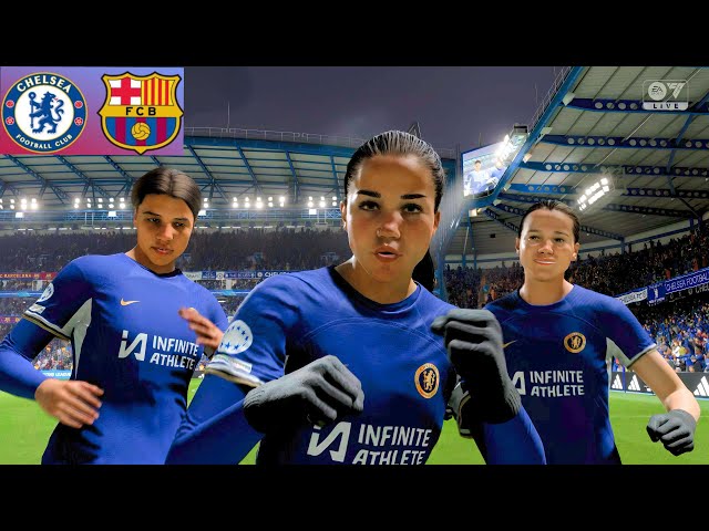 FC 24_ Chelsea FC Women vs FC Barcelona Femeni - Women’s Champions League 2024 Final | PS5™[4K60]